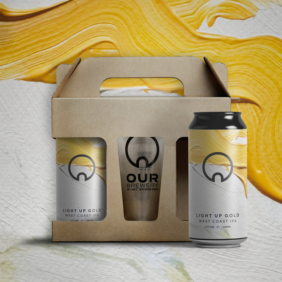 Our Brewery - Light Up Gold - Gift Set